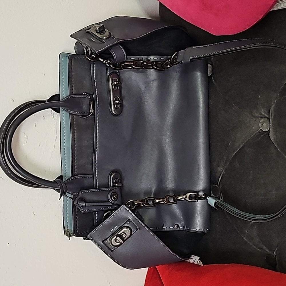 Leather Coach Bag